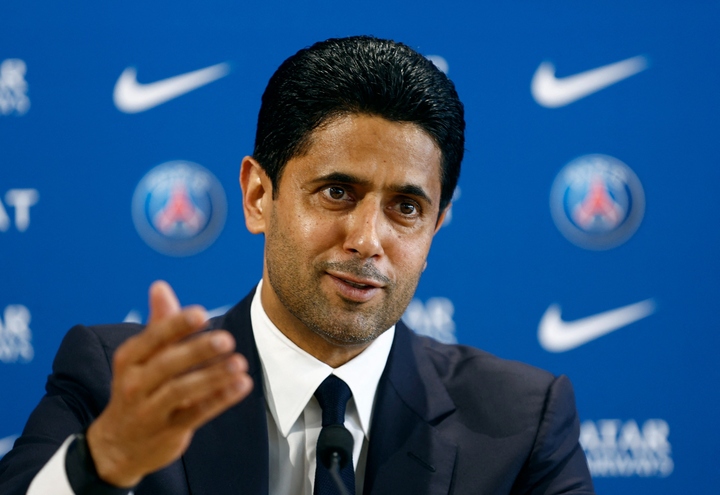 UEFA muốn chủ tịch PSG, Nasser Al-Khelaifi ra tranh cử chức chủ tịch FIFA - Ảnh: Reuters