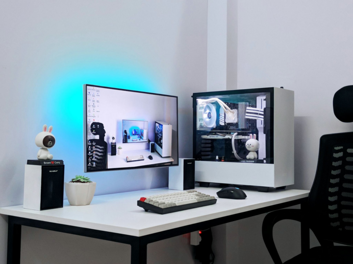 Bộ PC phù hợp với góc học tập cố định tại nhà.