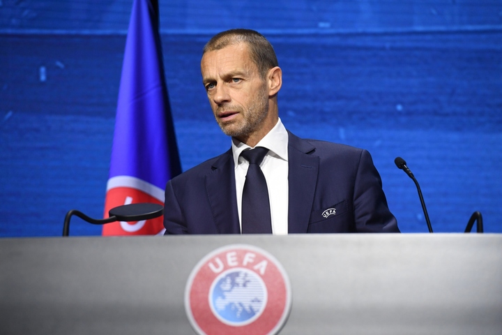 Chủ tịch UEFA Aleksander Ceferin phản đối kế hoạch bán cổ phần World Cup của FIFA - Ảnh: Reuters