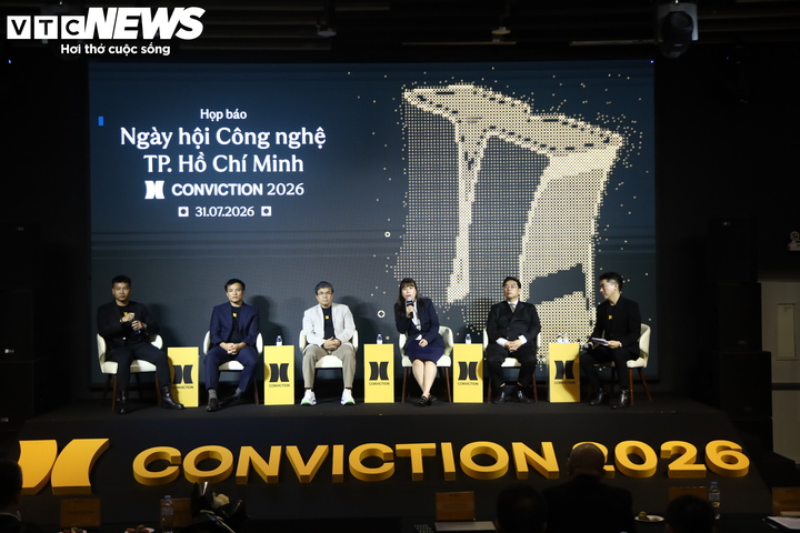 Các chuyên gia chia sẻ về Ngày hội Công nghệ TP.HCM - Conviction 2026. (Ảnh: Ngọc Duy)