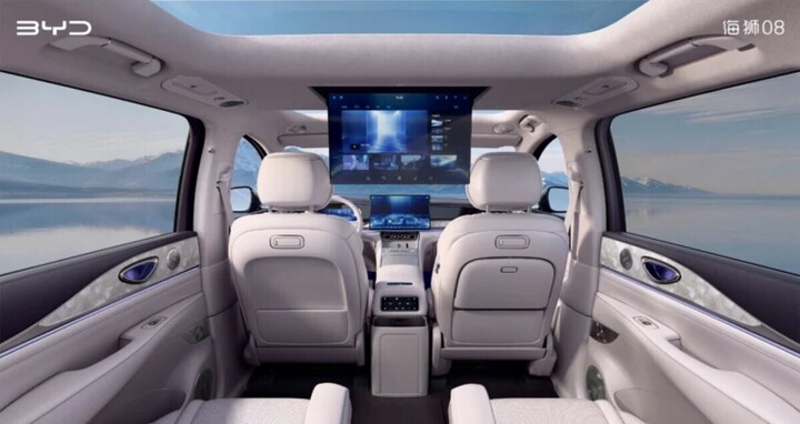 BYD Sealion 08 lộ nội thất trước ngày ra mắt - 2