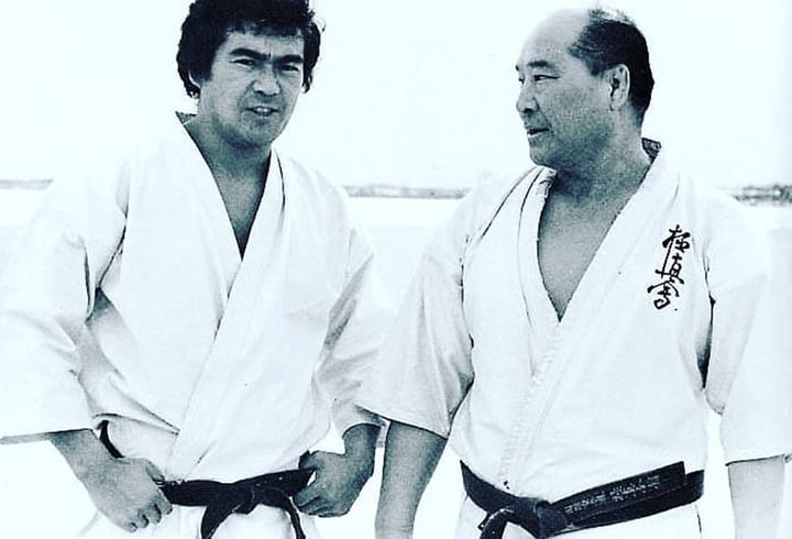 Sonny Chiba là đệ tử của huyền thoại karate, Mas Oyama