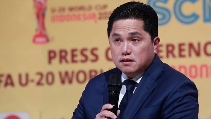 Chủ tịch LĐBĐ Indonesia: 'Phải thừa nhận Việt Nam là đội tuyển mạnh' indonesia erick thohir 07364370 00570662 - Chủ tịch LĐBĐ Indonesia: 'Phải thừa nhận Việt Nam là đội tuyển mạnh'