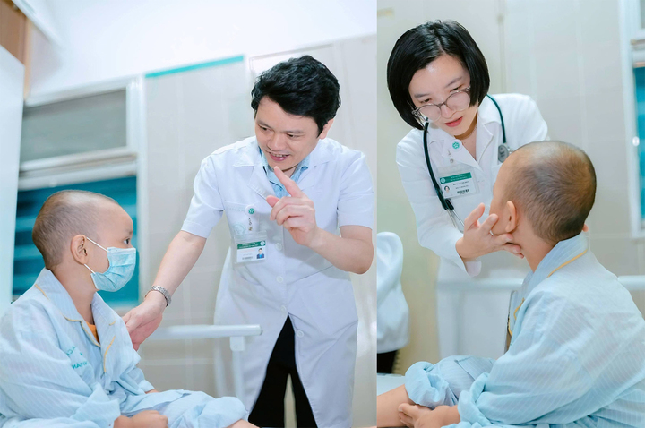 Bé được bảo tồn mắt trái nhờ kỹ thuật truyền hóa chất trực tiếp vào động mạch mắt trái
