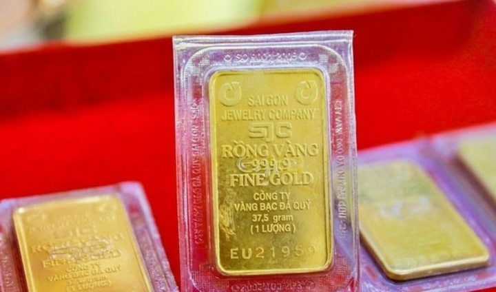 Vàng miếng 9999. (Ảnh minh họa: AI)
