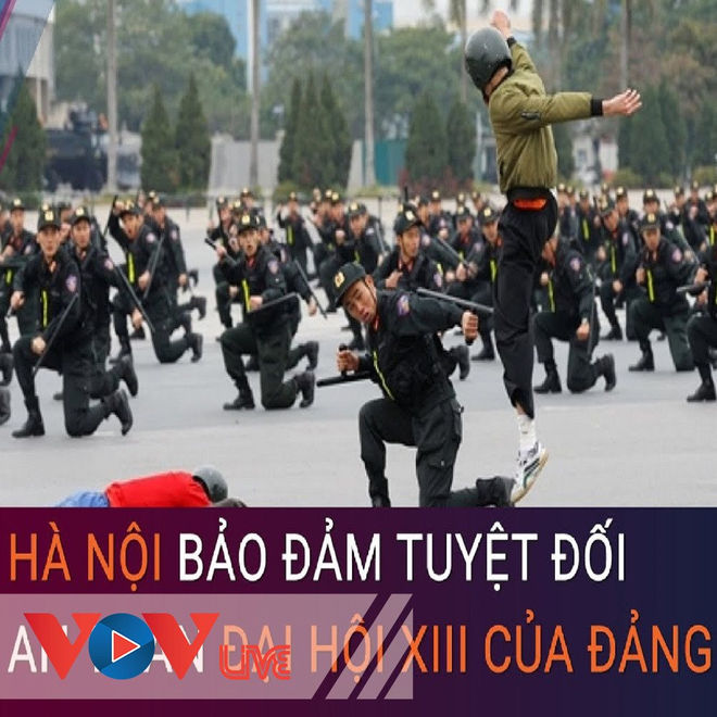 Đảm bảo an ninh an toàn cho Đại hội XIII của Đảng