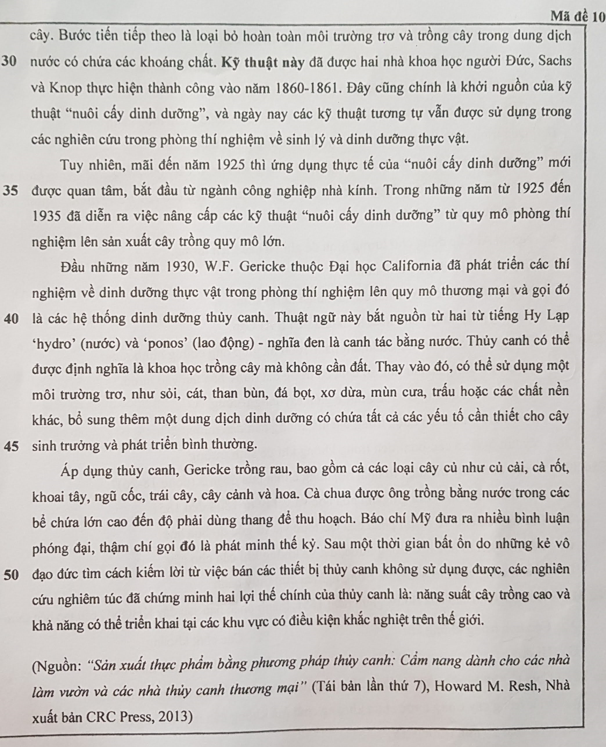 Đề kiểm tra tư duy vào ĐH Bách khoa Hà Nội dài 21 trang - 11