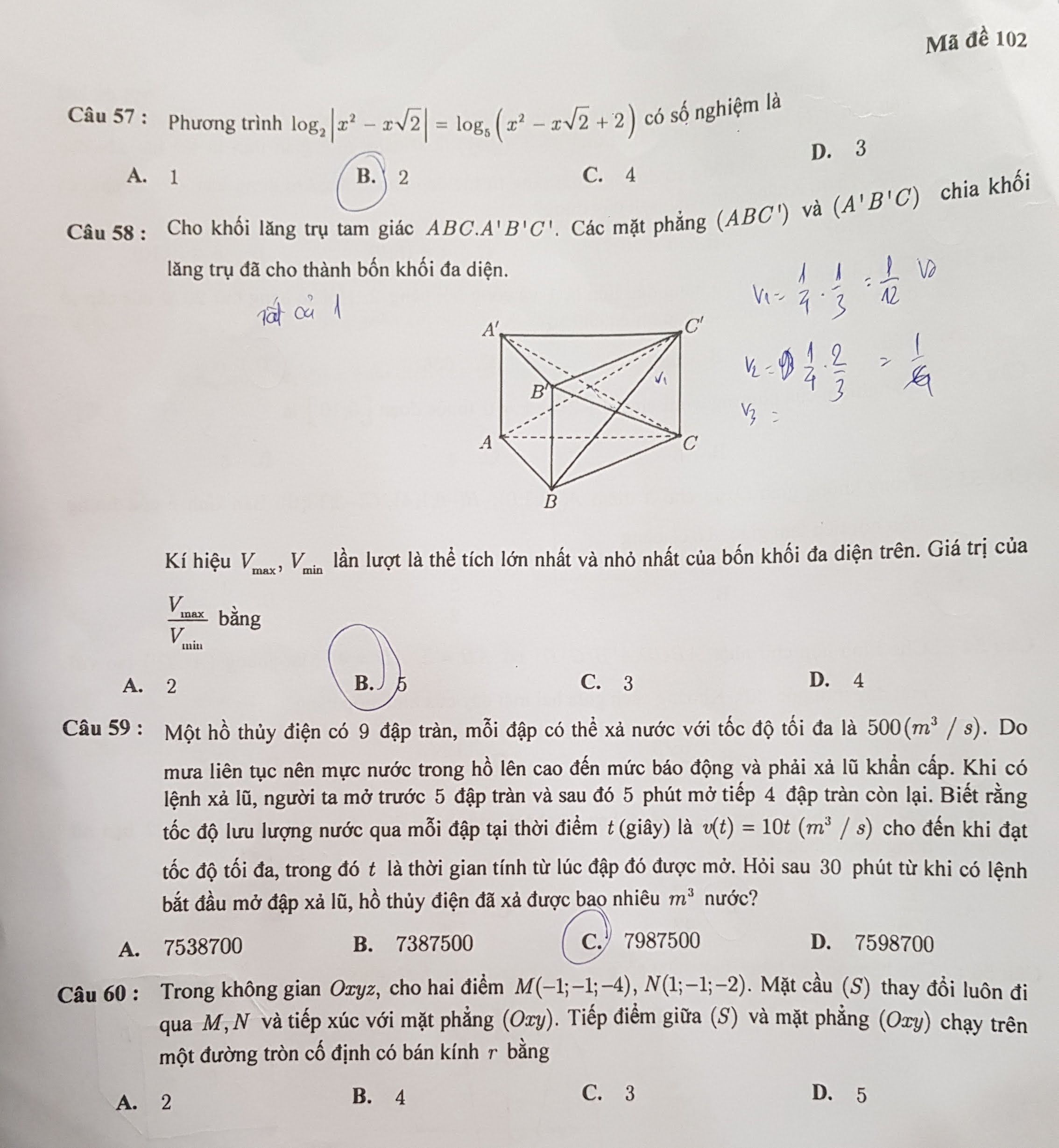 Đề kiểm tra tư duy vào ĐH Bách khoa Hà Nội dài 21 trang - 18