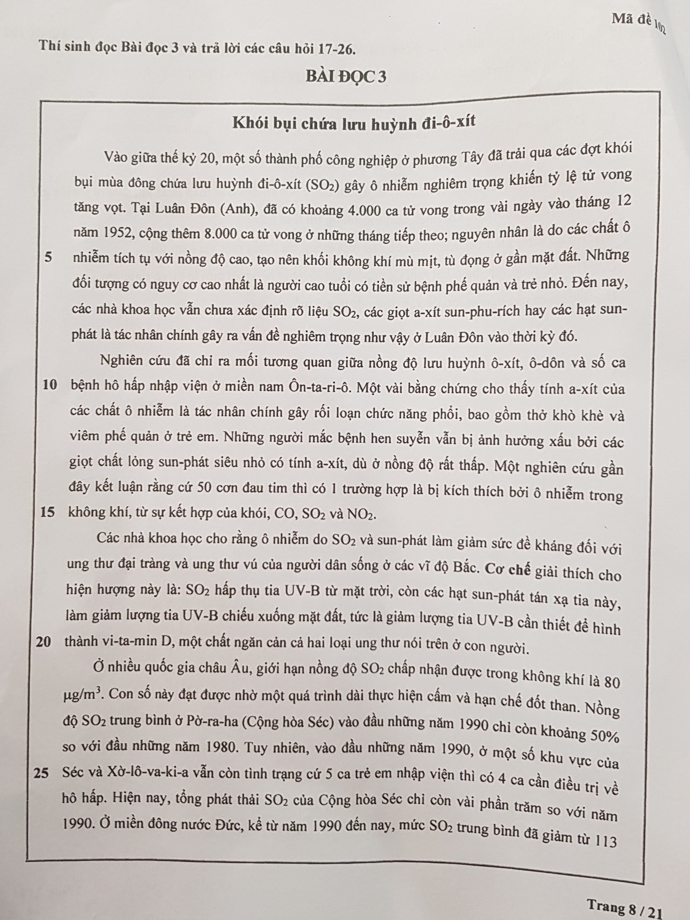 Đề kiểm tra tư duy vào ĐH Bách khoa Hà Nội dài 21 trang - 7