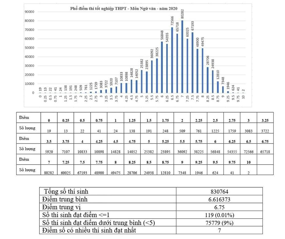 2 thí sinh đạt điểm tuyệt đối môn Ngữ văn thi tốt nghiệp THPT - 1
