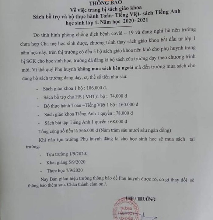 Vì sao trường không tách bạch sách giáo khoa với sách bổ trợ mà 'trộn chung'? - 1