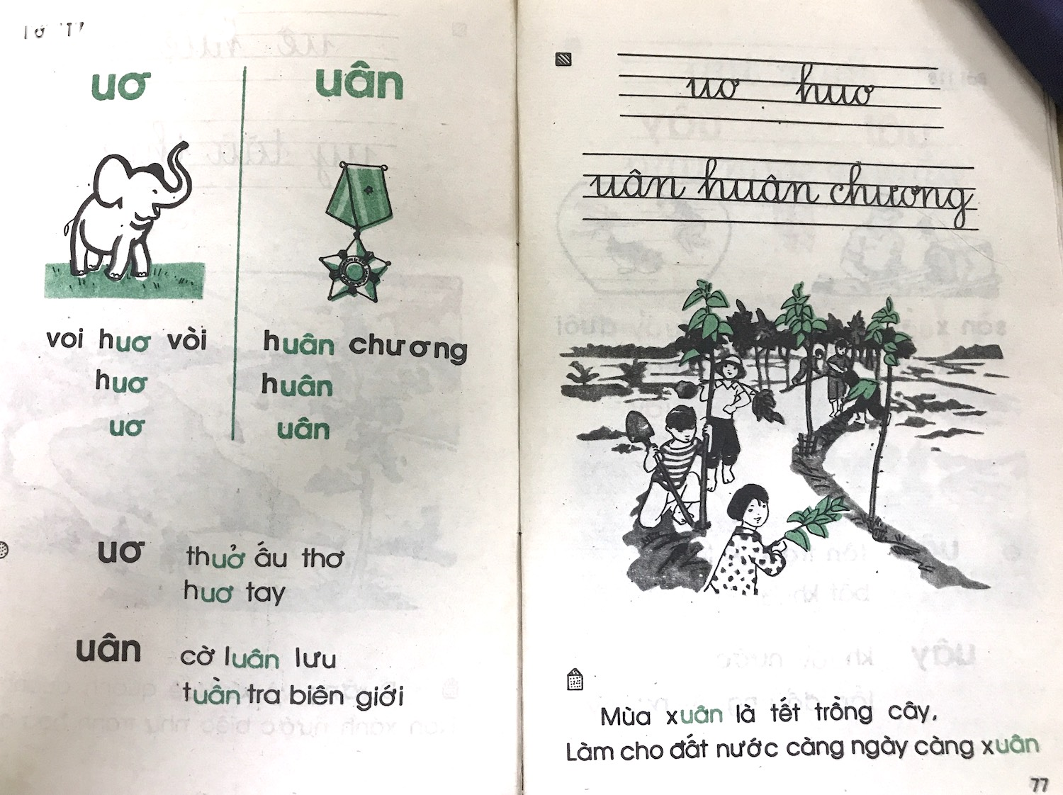 30 năm trước, trẻ được nuôi dưỡng tình yêu đất nước qua từng bài tập đọc lớp 1 - 4