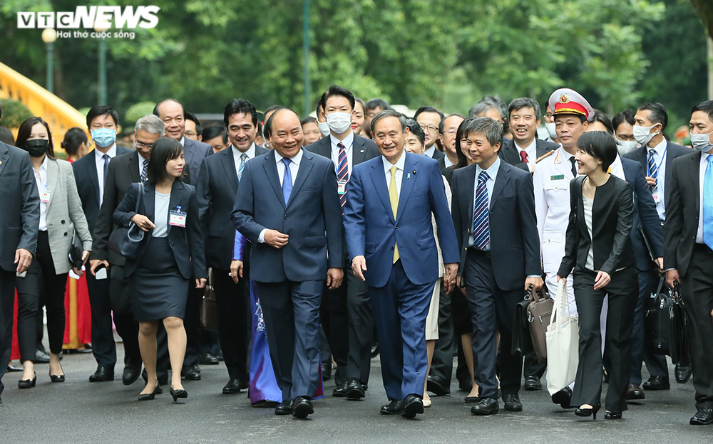 Ảnh: Thủ tướng Nguyễn Xuân Phúc tiếp đón Thủ tướng Nhật Bản Yoshihide Suga - 5