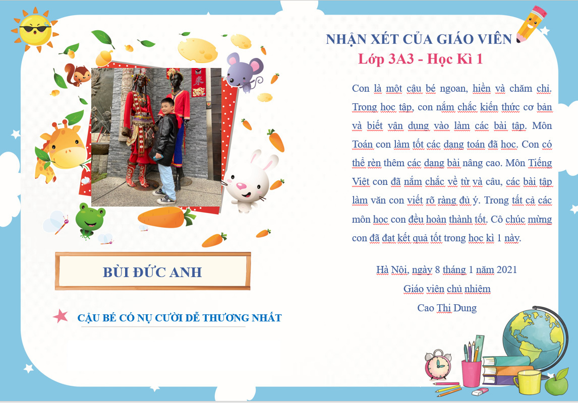 Những phiếu nhận xét của cô giáo 9x khiến học trò thích thú - 3