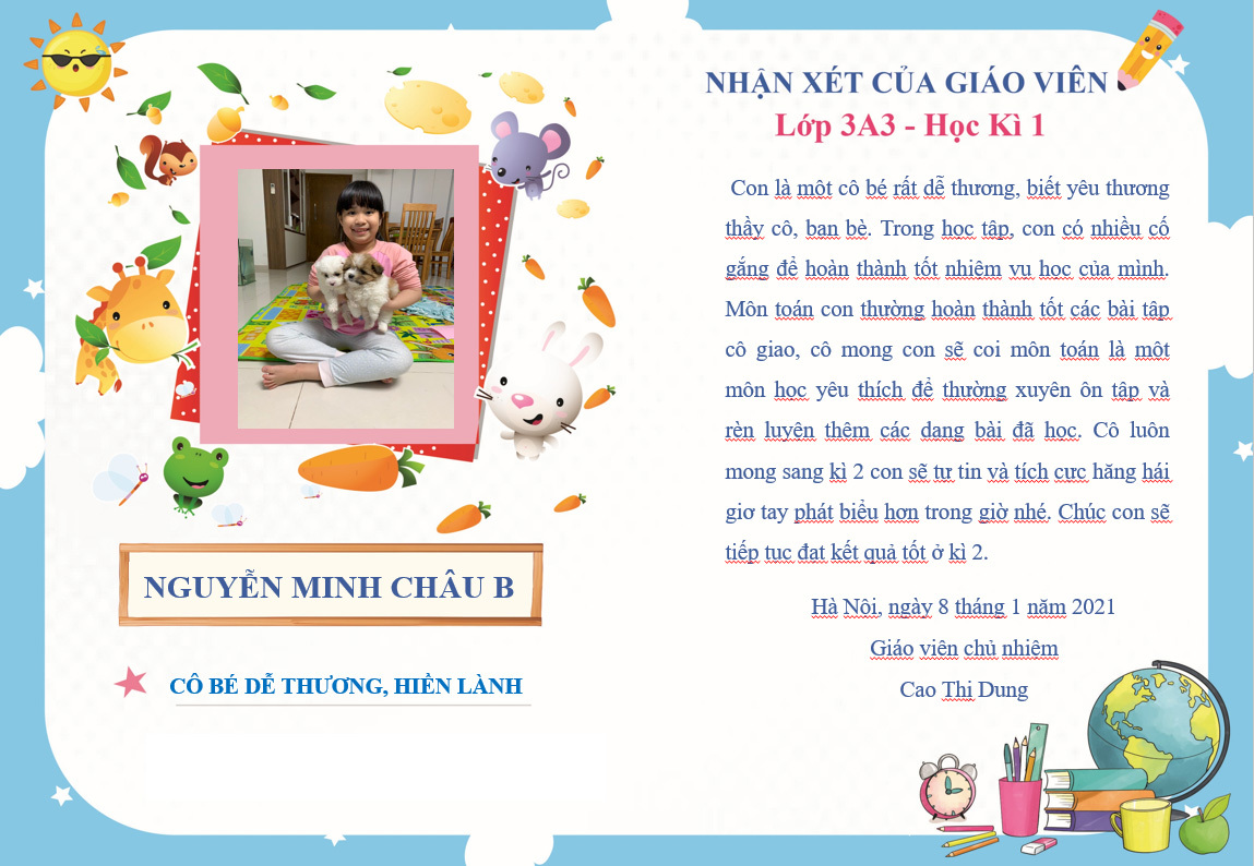 Những phiếu nhận xét của cô giáo 9x khiến học trò thích thú - 2