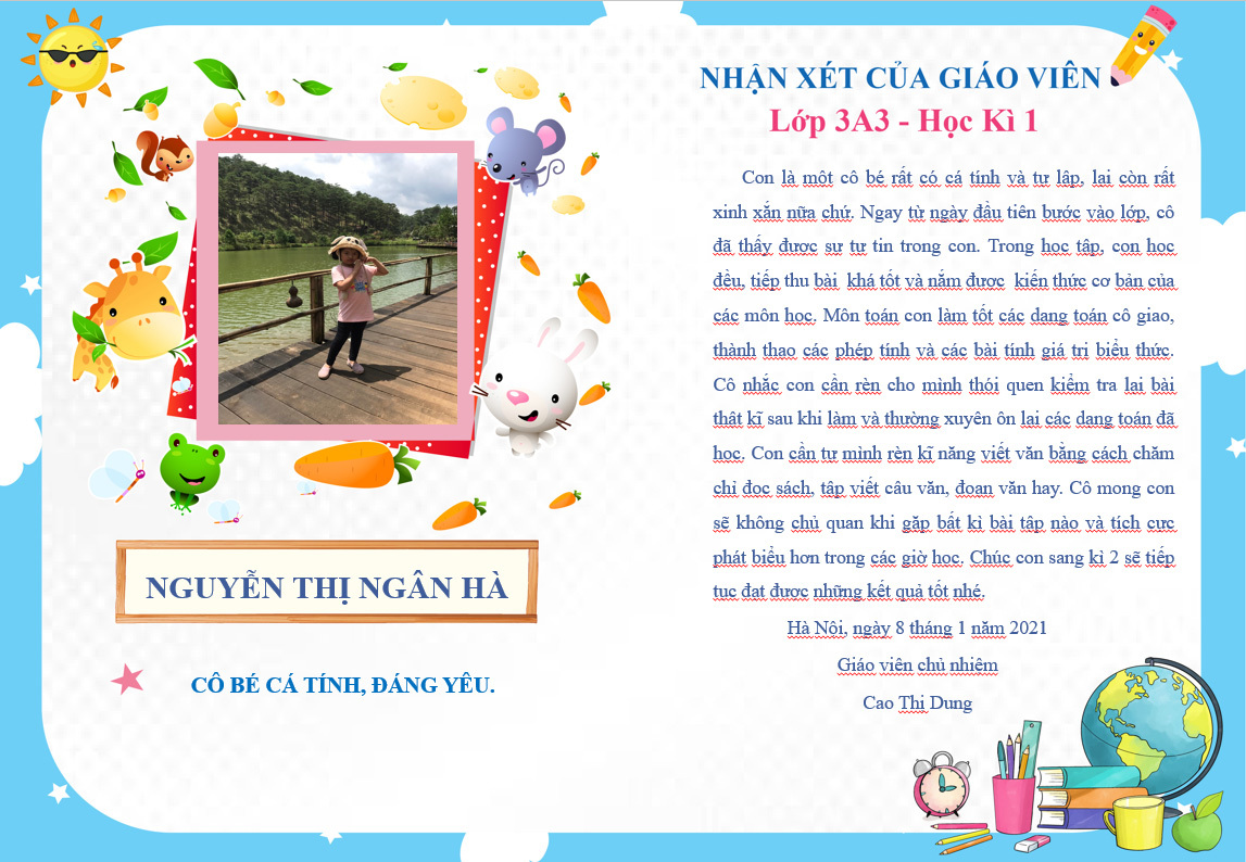 Những phiếu nhận xét của cô giáo 9x khiến học trò thích thú - 1