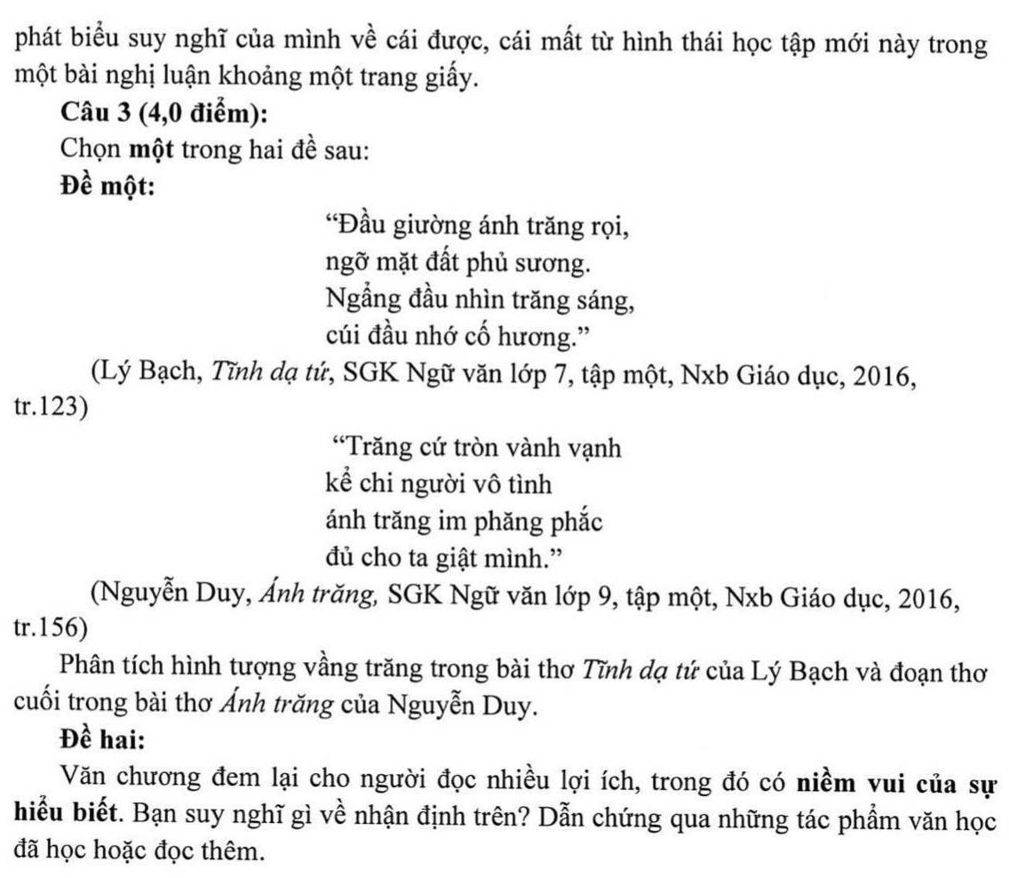 Đề thi vào trường Phổ thông năng khiếu TP.HCM năm 2021 có gì đặc biệt? - 3