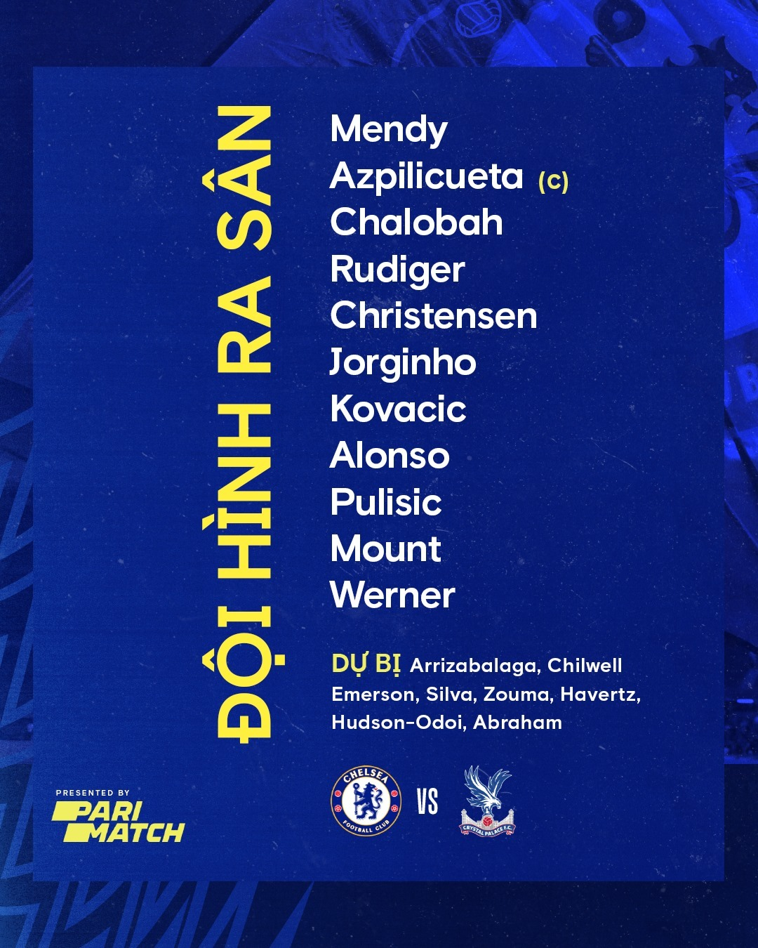Chelsea vắng Kante.