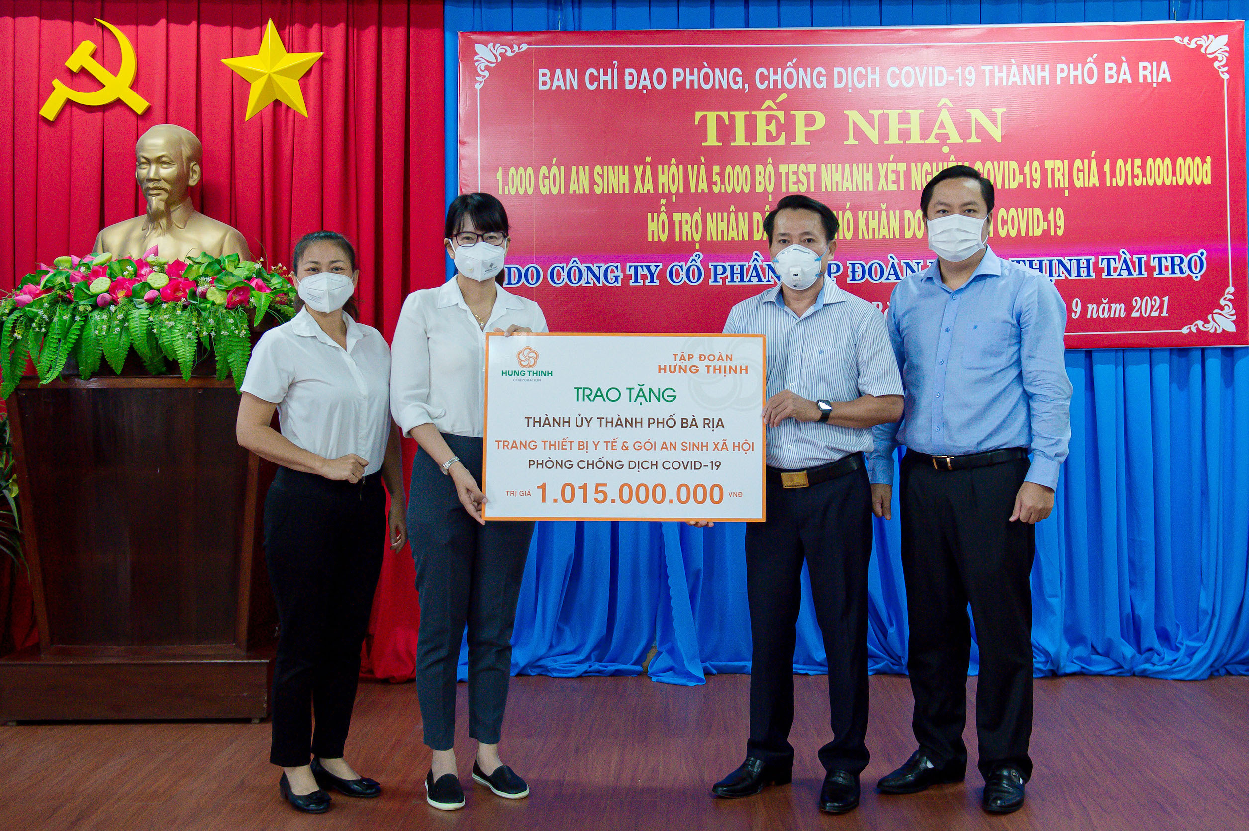 Tập đoàn Hưng Thịnh tiếp thêm nguồn lực giúp các tỉnh, thành chống dịch COVID-19 - 4