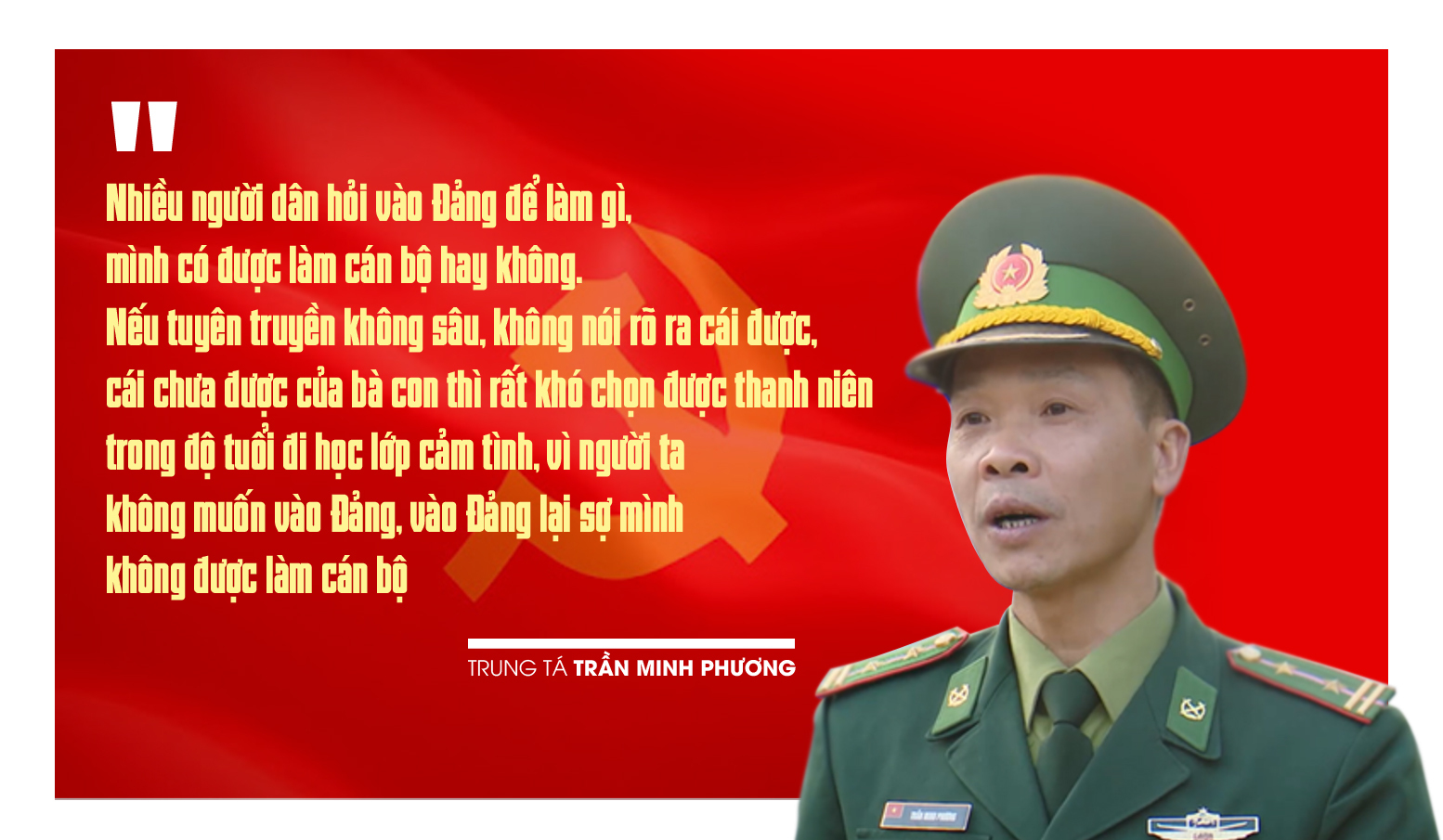 Trung tá Biên phòng 10 năm tạo nguồn đảng viên trẻ, giúp dân vùng biên đổi đời - 2