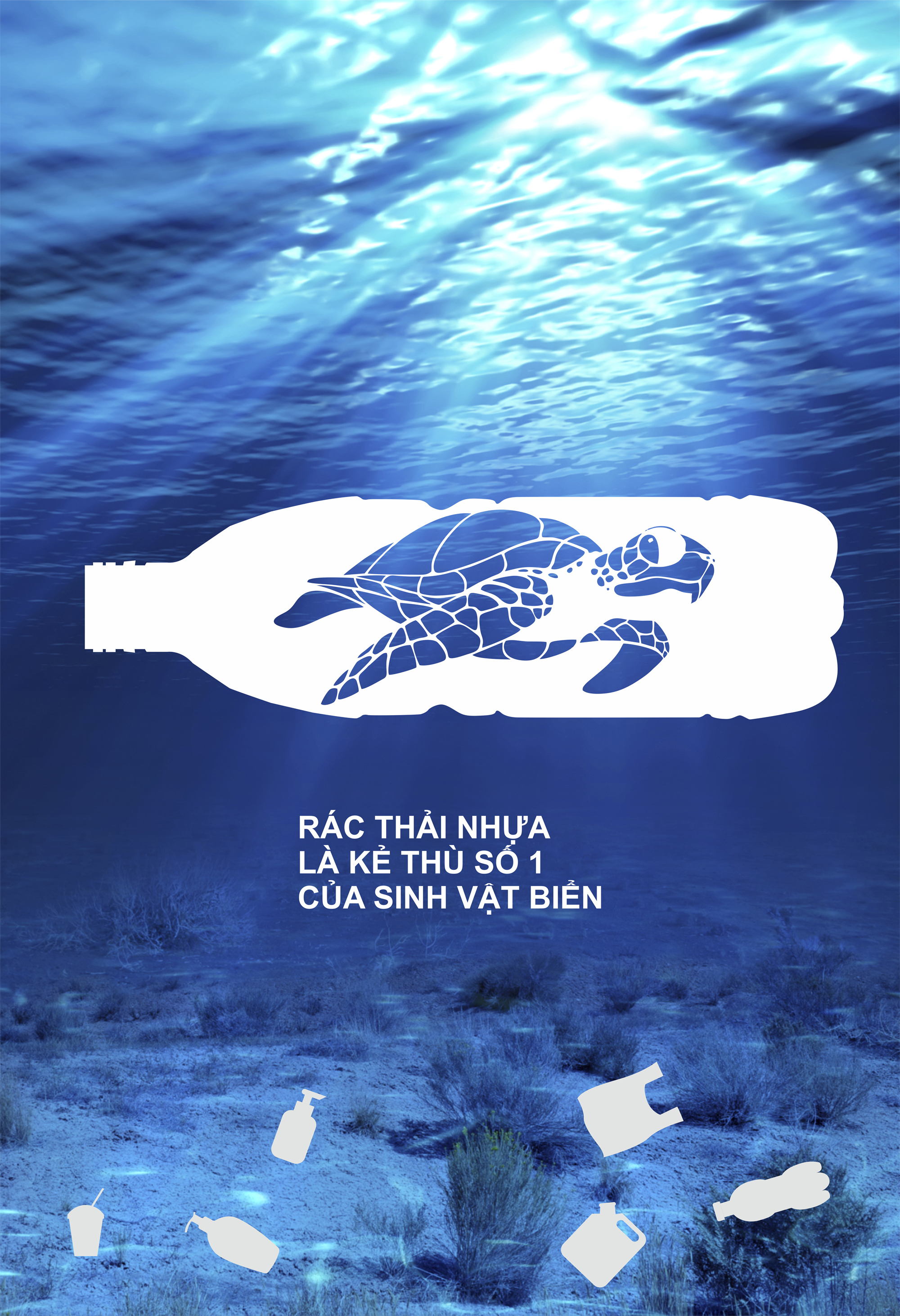 Những bức tranh cổ động gây ám ảnh về rác thải nhựa đại dương - 3