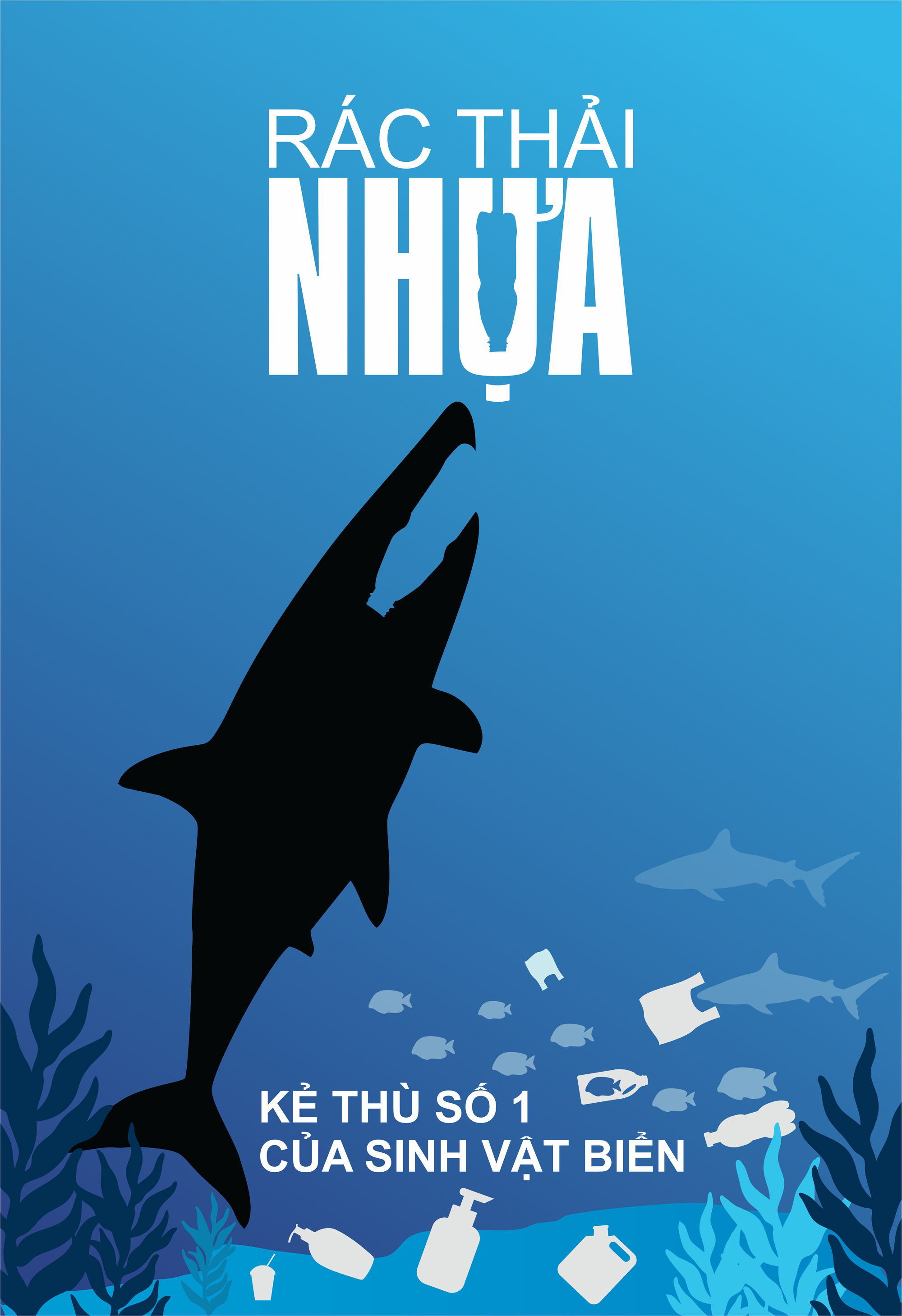 Những bức tranh cổ động gây ám ảnh về rác thải nhựa đại dương - 4