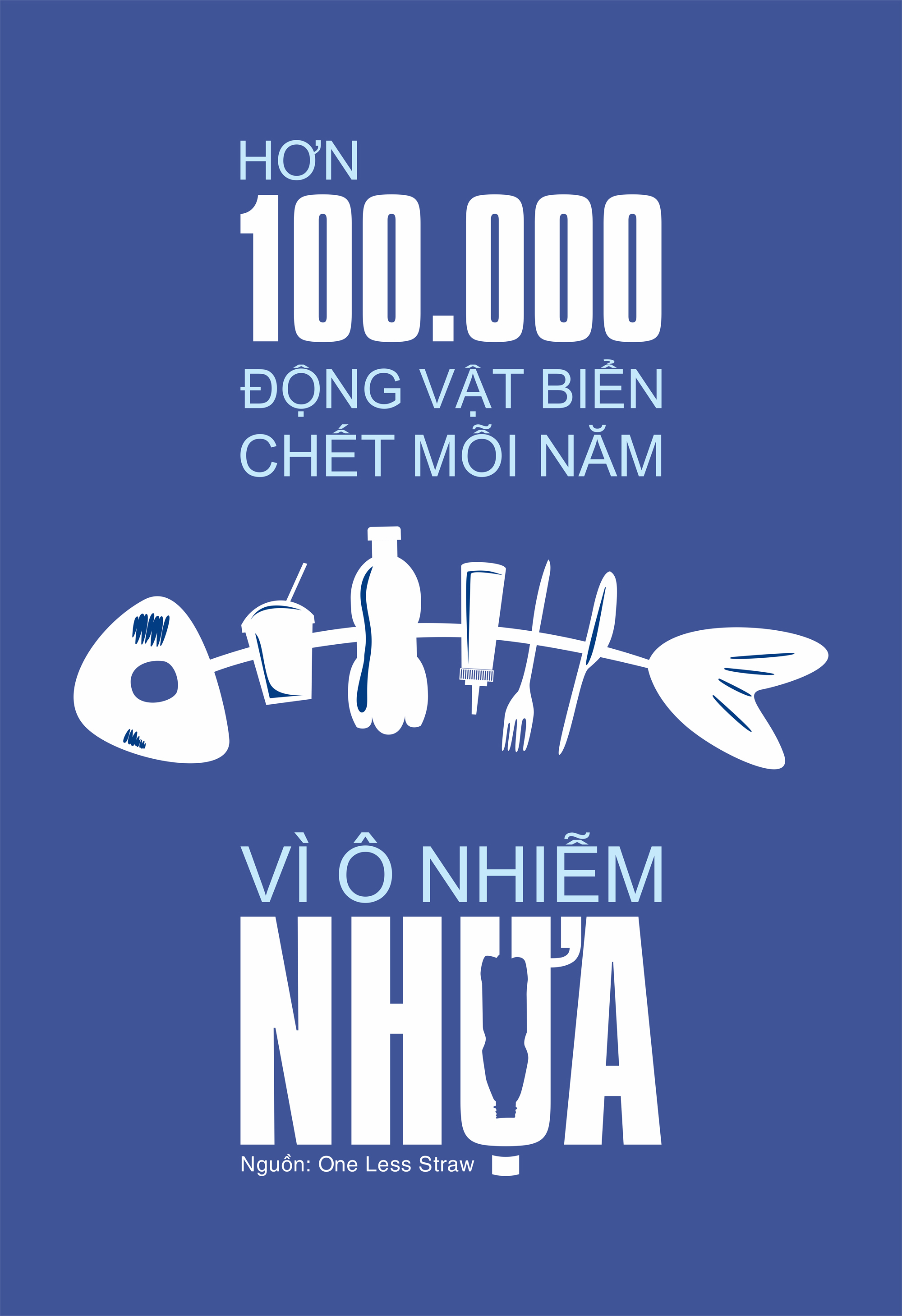 Những bức tranh cổ động gây ám ảnh về rác thải nhựa đại dương - 5