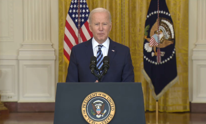 Tổng thống Mỹ Joe Biden.