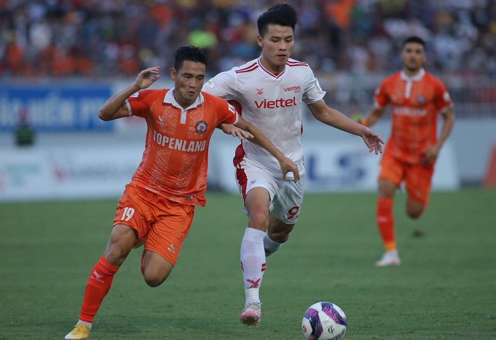 Viettel đánh bại Bình Định trên sân khách ở mùa giải 2021.