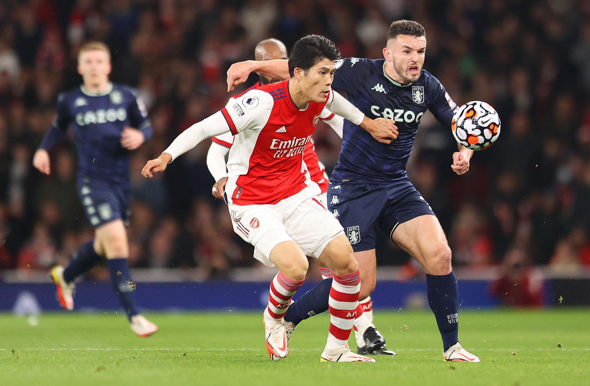 Arsenal thắng Aston Villa ở lượt đi.