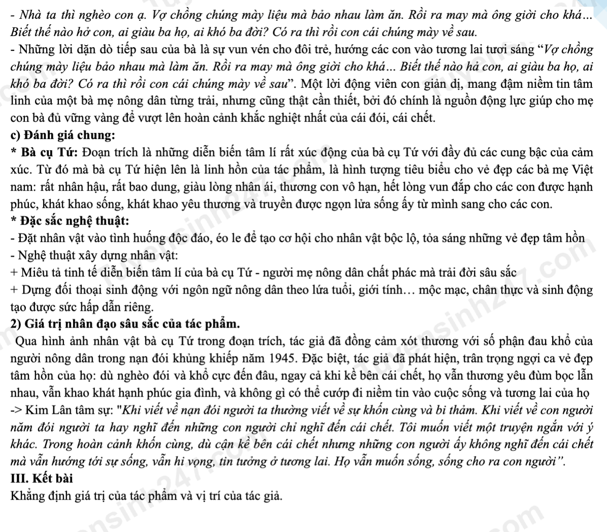 Gợi ý đáp án đề minh hoạ Văn, Sử, Địa, GDCD tốt nghiệp THPT 2022 - 4