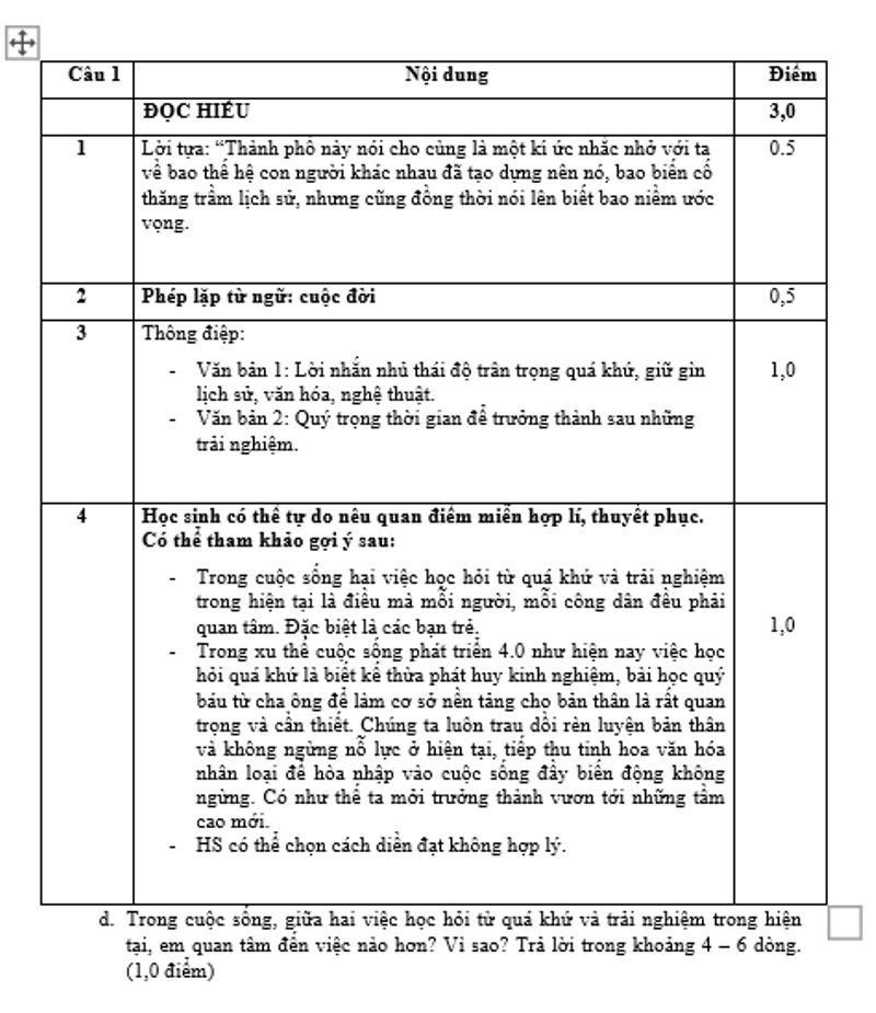 Gợi ý đáp án môn Ngữ văn thi vào lớp 10 tại TP.HCM năm 2022 - 1