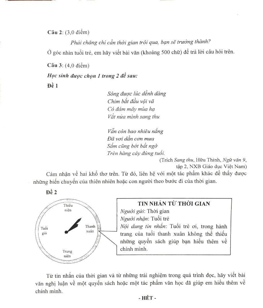 Gợi ý đáp án môn Ngữ văn thi vào lớp 10 tại TP.HCM năm 2022 - 5