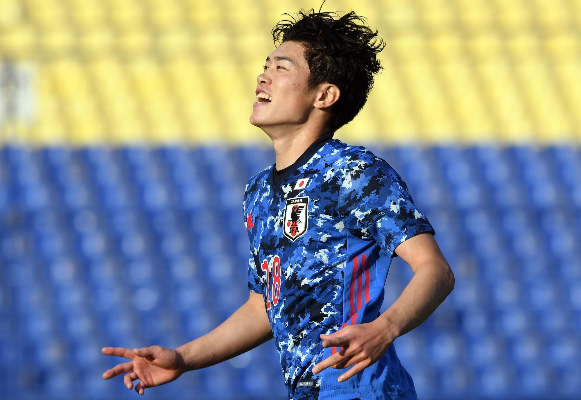 Yuito Suzuki là ngôi sao sáng nhất với cú đúp vào lưới U23 Hàn Quốc.