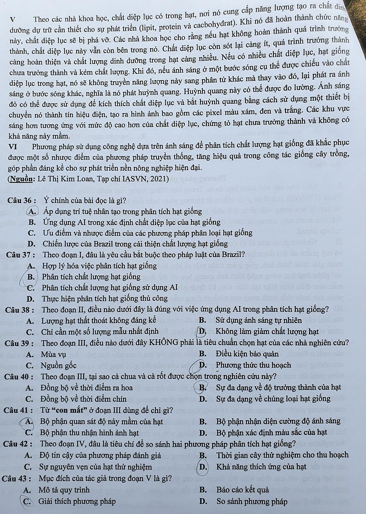 Đề thi đánh giá tư duy của Đại học Bách khoa Hà Nội dài 18 trang - 8
