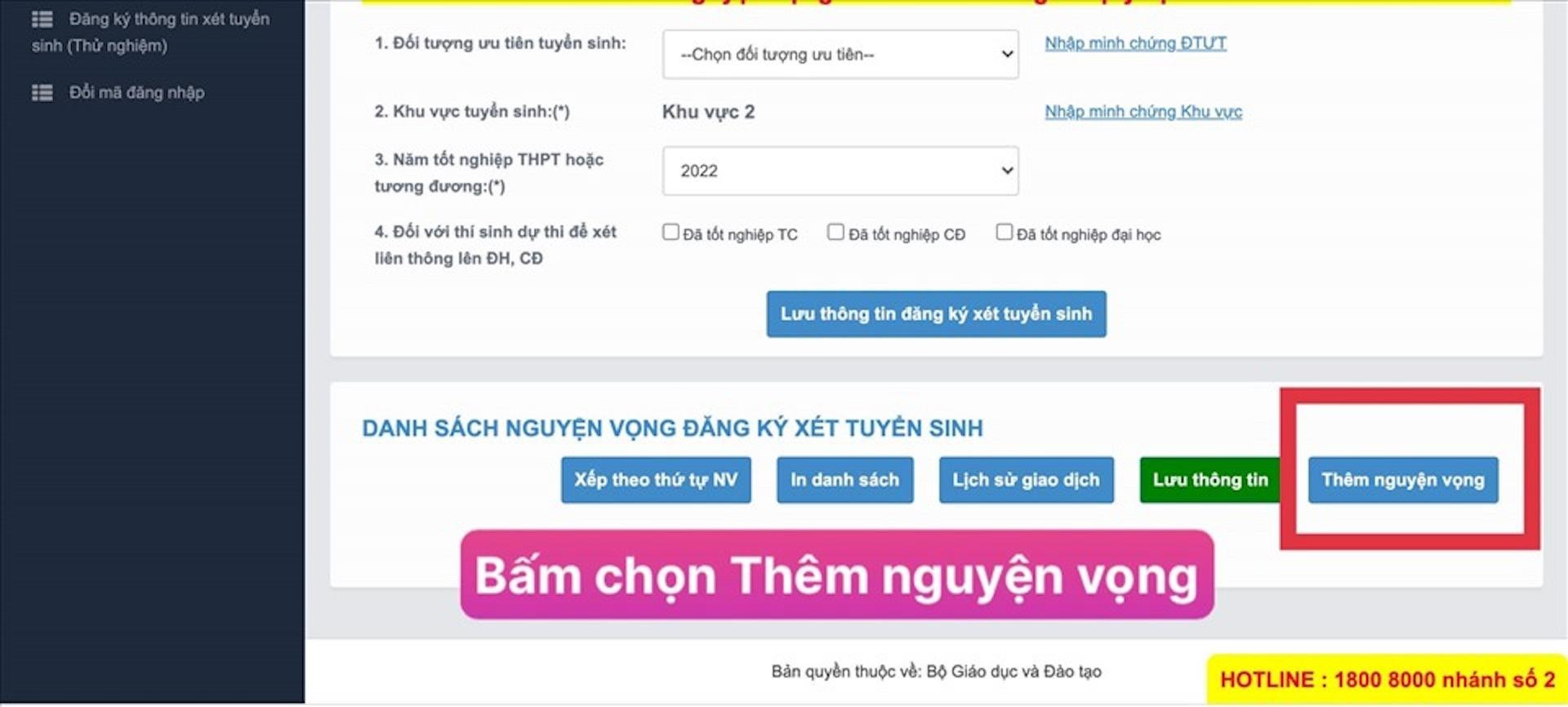 9 bước quan trọng khi đăng ký nguyện vọng xét tuyển đại học trực tuyến - 4