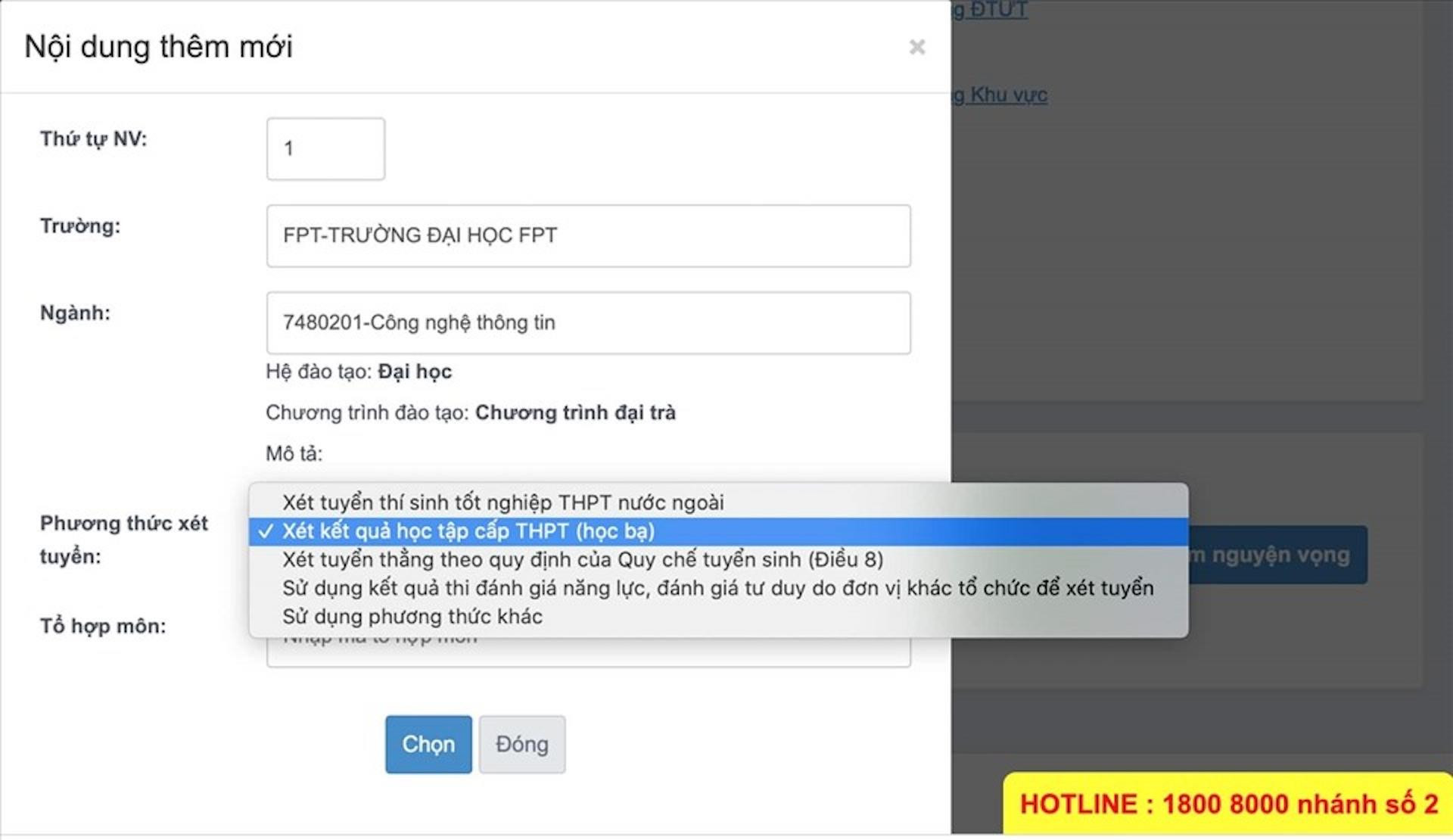 9 bước quan trọng khi đăng ký nguyện vọng xét tuyển đại học trực tuyến - 7
