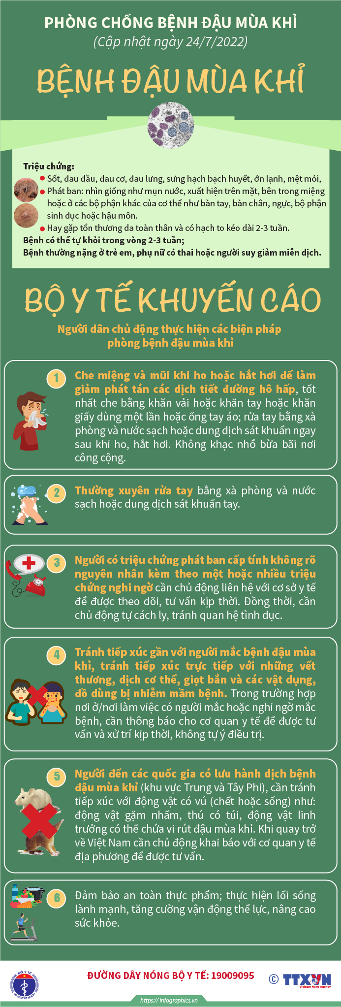 Phòng bệnh đậu mùa khỉ, cần làm gì? - 1