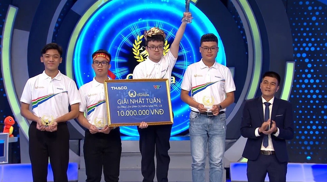 Nam sinh đầu tiên giành vòng nguyệt quế Olympia năm thứ 23 - 2