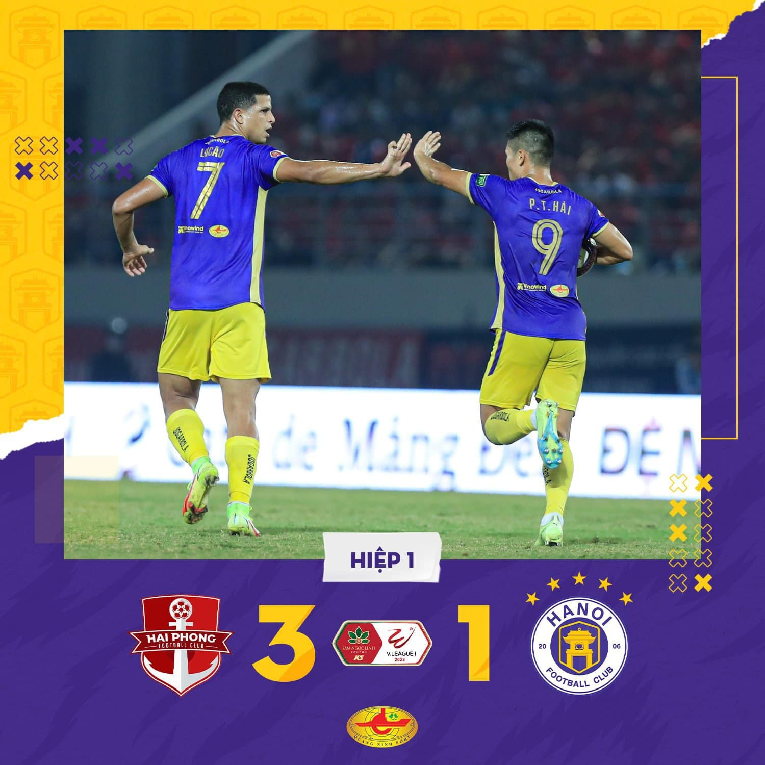 Hải Phòng có lợi thế dẫn bàn.