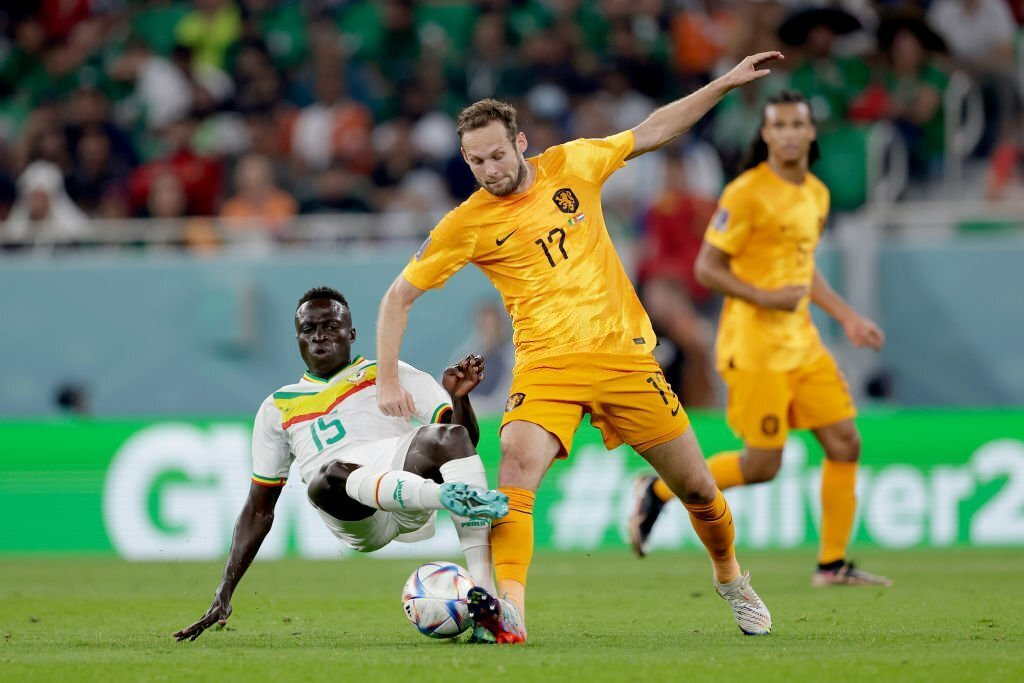 Hà Lan và Senegal chưa ghi được bàn trong hiệp 1.