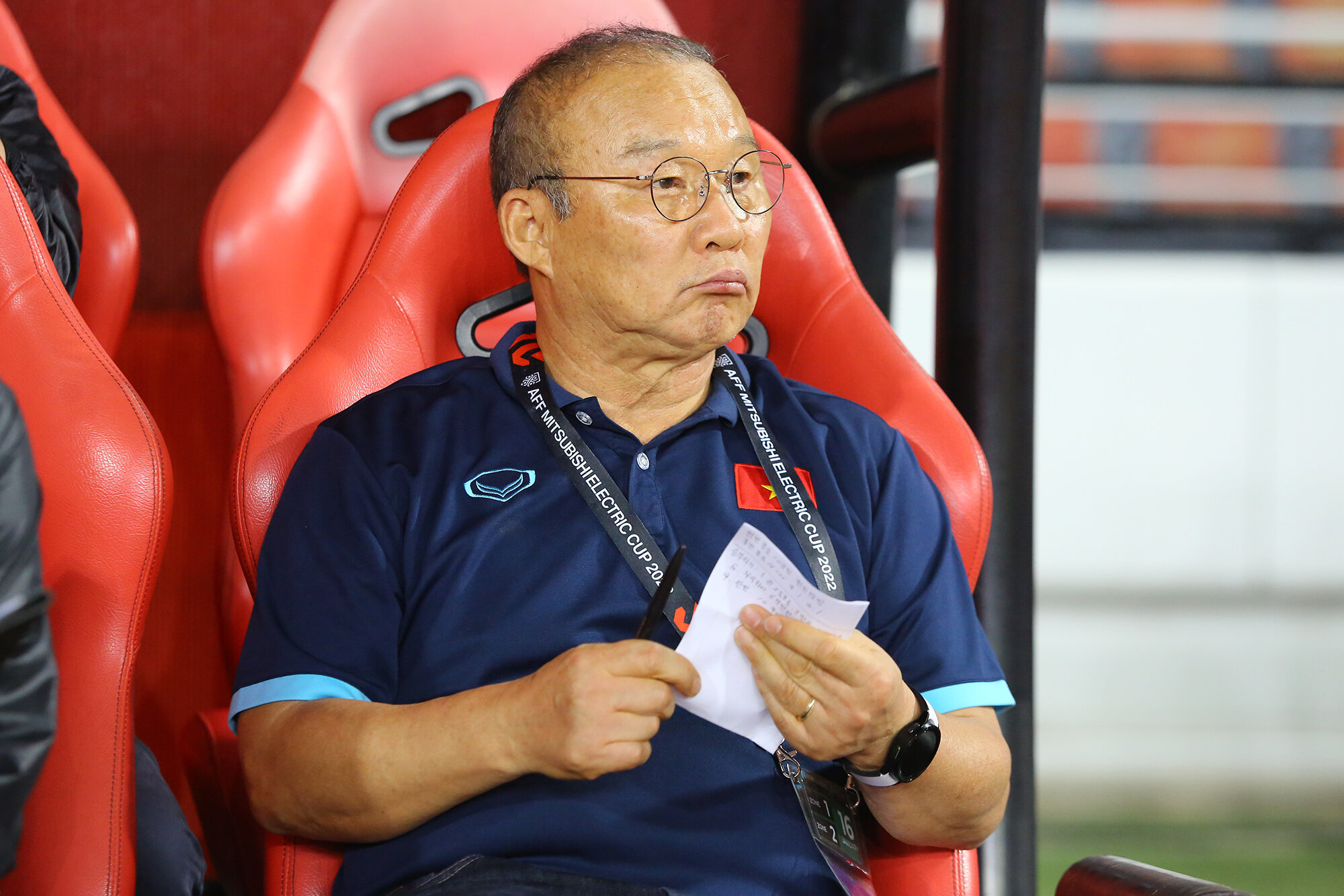 Ông Park Hang Seo khi còn dẫn dắt đội tuyển Việt Nam.