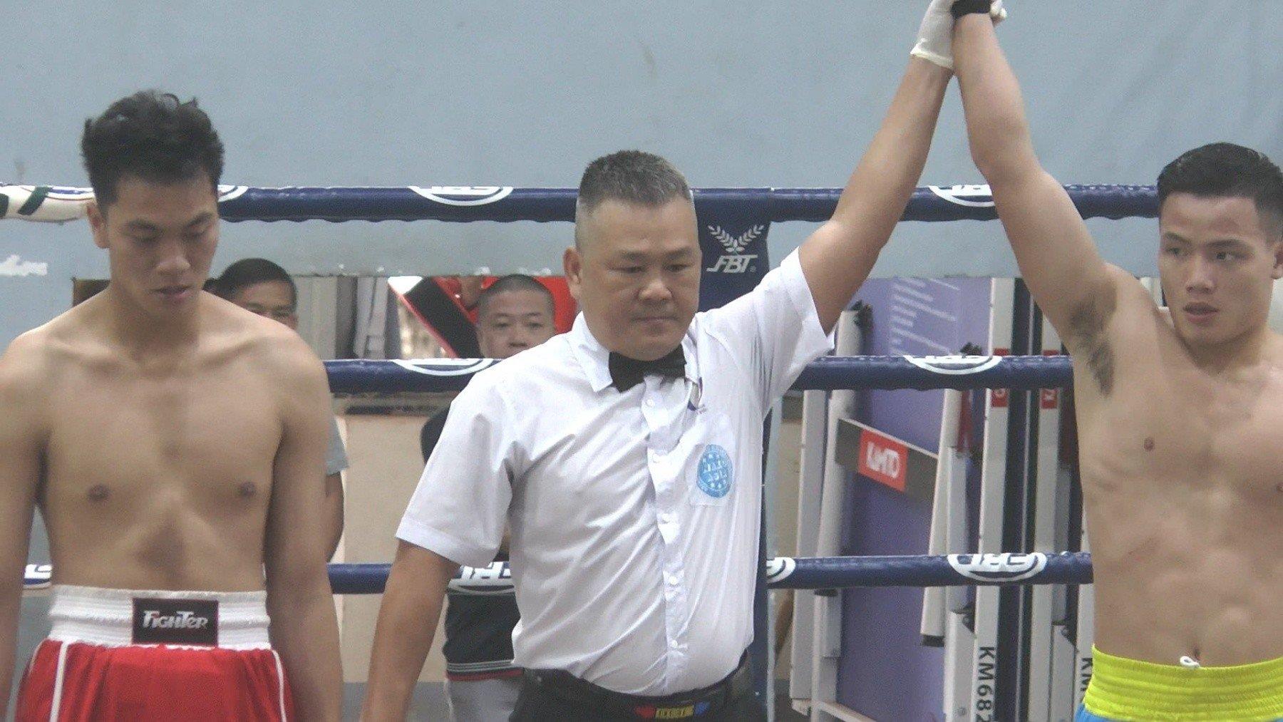 Nguyễn Tiến Long thắng áp đảo tại giải vô địch kickboxing toàn quốc 2023 - 1