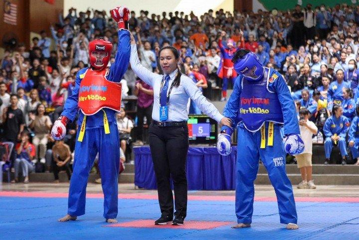 Chủ nhà Campuchia thắng lớn Giải Vovinam Đông Nam Á 2023 trước thềm SEA Games - 1