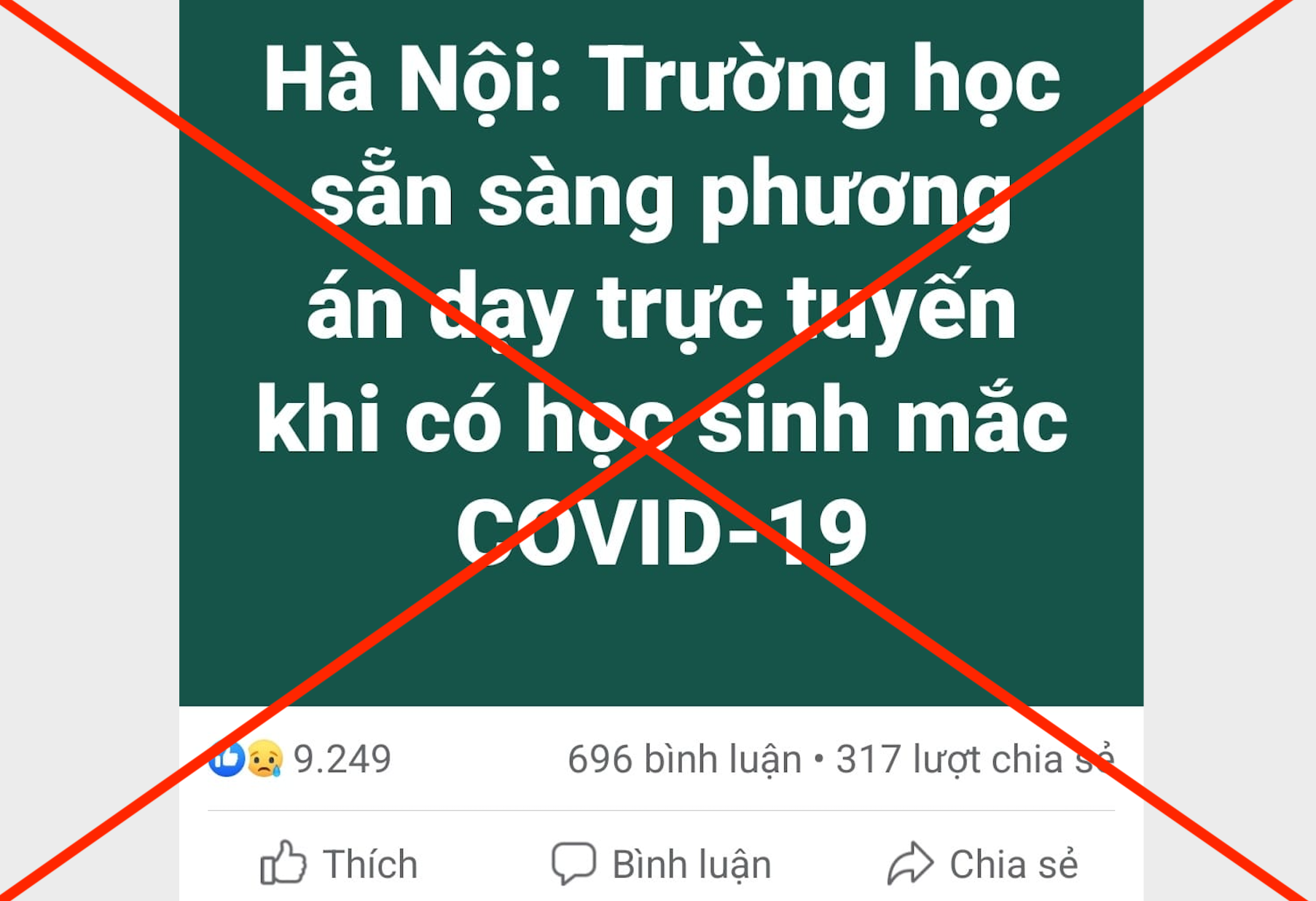 Hà Nội bác thông tin 'học trực tuyến khi có học sinh mắc COVID-19' - 1