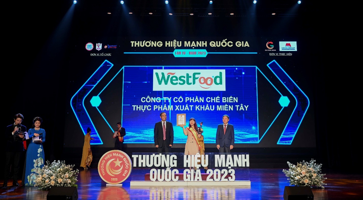 Westfood được vinh danh Top 10 Thương hiệu mạnh Quốc gia 2023 - 1