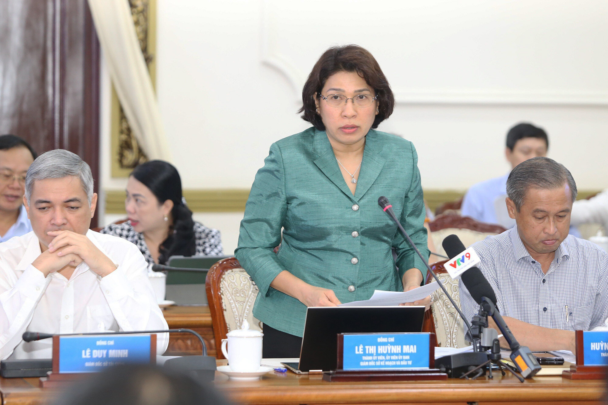 Bà Lê Thị Huỳnh Mai, Giám đốc Sở Kế hoạch và Đầu tư TP.HCM.