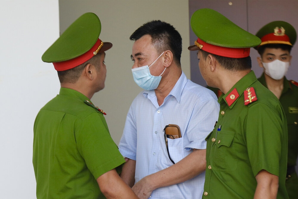 Bị cáo Nguyễn Anh Tuấn - cựu Phó Giám đốc Công an TP Hà Nội.