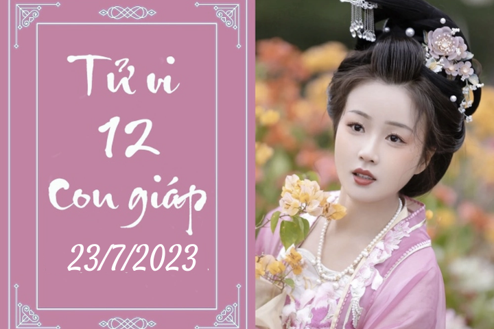 Tử vi vui 12 con giáp hôm nay ngày 23/7/2023: Thìn nhạy bén, Mùi thách thức - 1