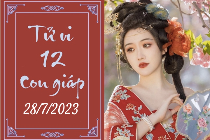 Tử vi vui 12 con giáp hôm nay ngày 28/7/2023: Dần đúng hướng, Dậu phát triển (Ảnh minh hoạ).